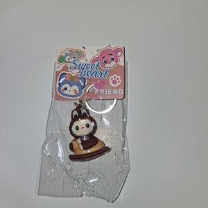 Brown Monster Keychain